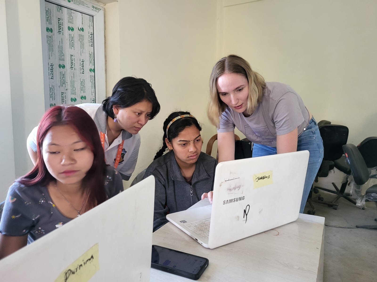 Youth Digital Literacy and IT Training Volunteer Program in Nepal