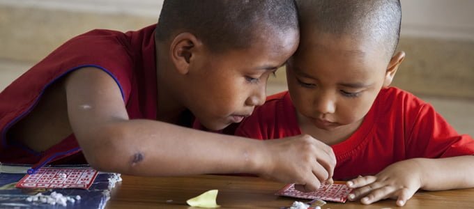 Teaching English to Buddhist Monks volunteering program in Nepal